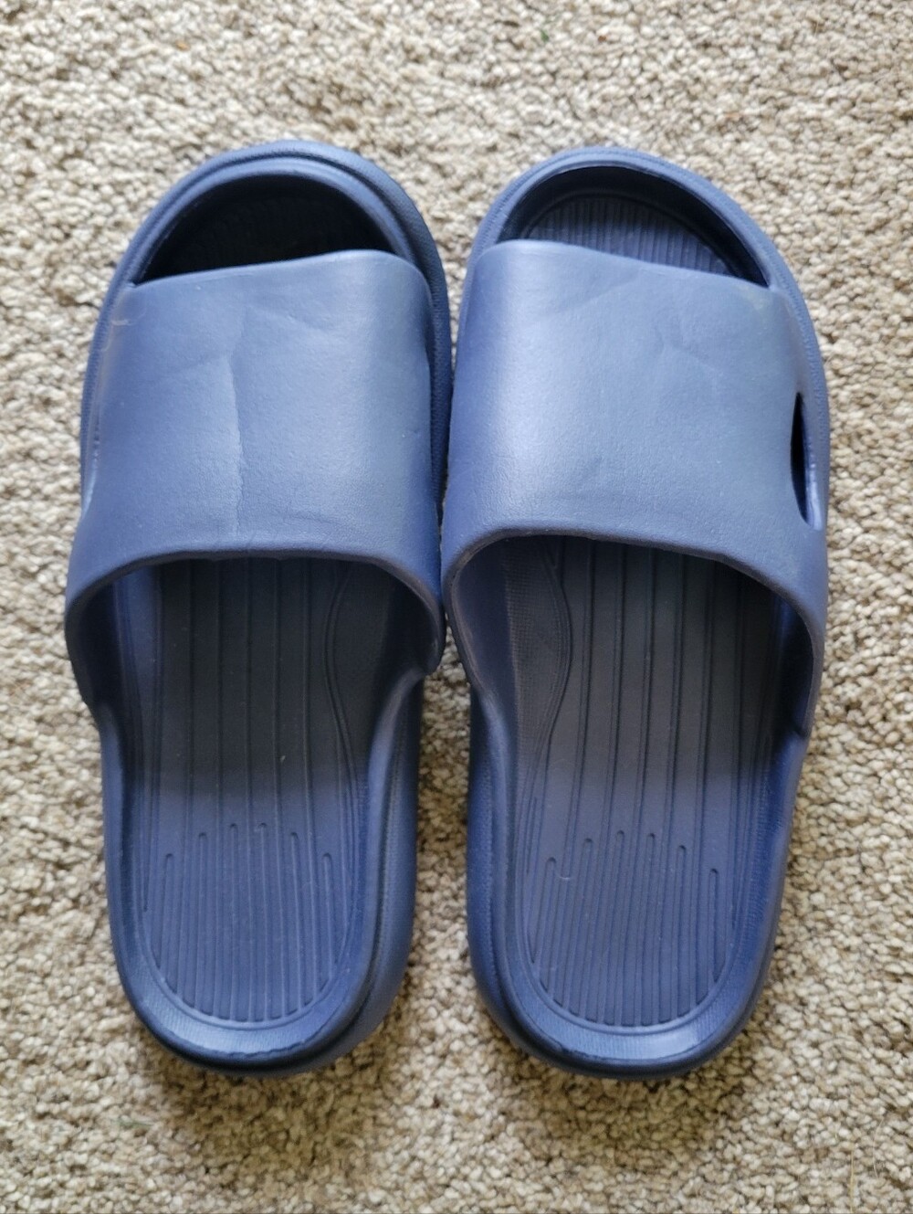Womens Slides In Navy